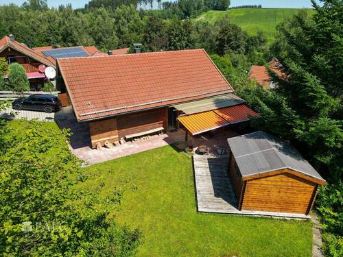 Luftbild Garten - 3 Zimmer Einfamilienhaus zum Kaufen in Taufkirchen (Vils)