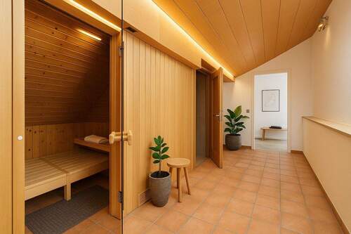 Visualisierung Entspannung im eigenen Zuhause - Sauna - 