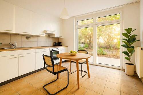 Visualisierung Küche mit Zugang zur Terrasse - 