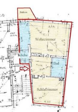 Bild 12 - 2 Zimmer Etagenwohnung in Hildesheim