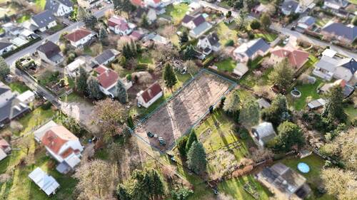 Drohnenaufnahme - Traumhaftes Grundstück in ruhiger Lage - Ihr perfekter Start ins Eigenheim