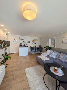 offene Küche, Wohnzimmer - 