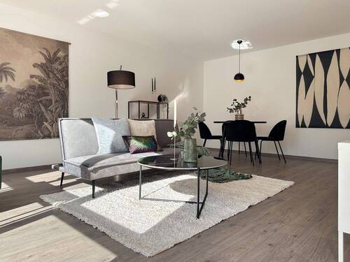 Wohnzimmer - 3 Zimmer Etagenwohnung zum Kaufen in Freudental