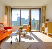 Exklusiv helle,große,40m²renovierte,möblierte 1,5Zi.-Wohng. in Mainz,Balkon,Einbauküche,Garagenst.