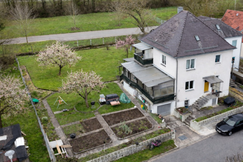 Grundstücksansicht - 5 Zimmer Doppelhaushälfte zum Kaufen in Greding
