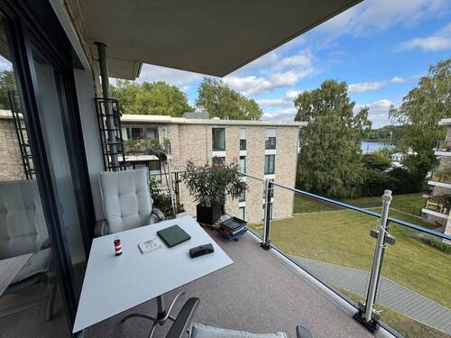 Ausblick vom Balkon - 