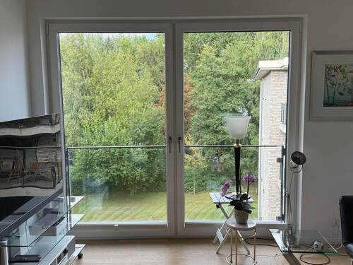 seitlicher Ausblick ins Grüne - 