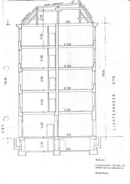 Hausschnitt, Vorderhaus - 