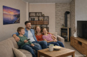 Visualisierung EG Familie im Wohnzimmer - 