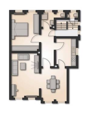 1. Obergeschoss Visualisierung - 