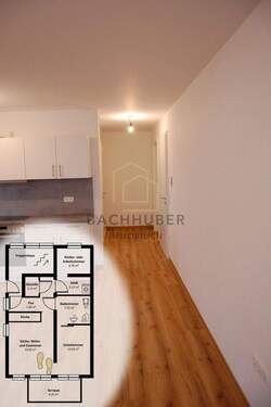 Küche, Wohn- und Esszimmer - 