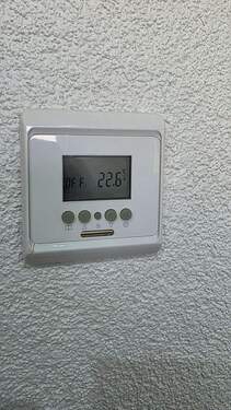 Temperaturregler - 1 Zimmer Doppelhaushälfte in Kappel-Grafenhausen