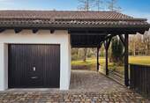 Garage mit Carport - 