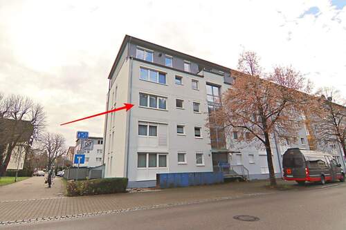 Strassenansicht - 4 Zimmer Etagenwohnung zum Kaufen in Schopfheim