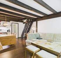 Maisonettewohnung mit großem Garten, zwei Südbalkonen und Panoramablick - Siegsdorf Vorauf
