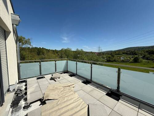 Balkon mit Fernsicht - 3 Zimmer Etagenwohnung zum Kaufen in Alzenau