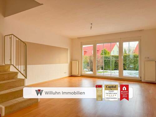 Wohnzimmer - Am Kulkwitzer See! Bezugsfreies Familiendomizil mit Garten 