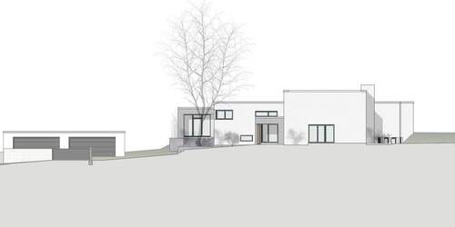 Ansicht Nord - Etagenwohnung mit 205,90 m&sup2; in Frechen zur Miete