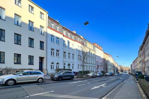 Bergstraße in der Erfurter Andreasvorstadt - 