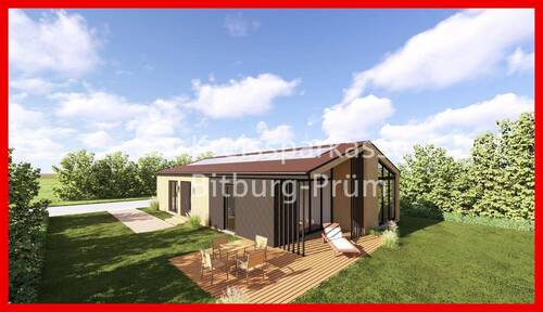 Giebeleseite - Moderner Neubau im Neubaugebiet von Herforst