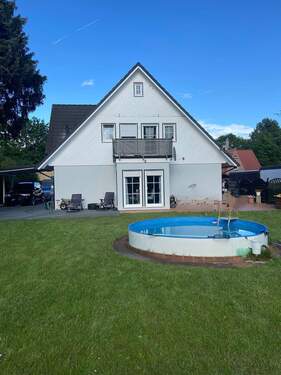 Balkon, Gartenansicht - Attraktive Eigentumswohnung mit Blick ins Grüne in Schönwalde - Glien zu verkaufen