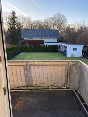 Balkonaussicht - 3 Zimmer Etagenwohnung in Schönwalde-Glien