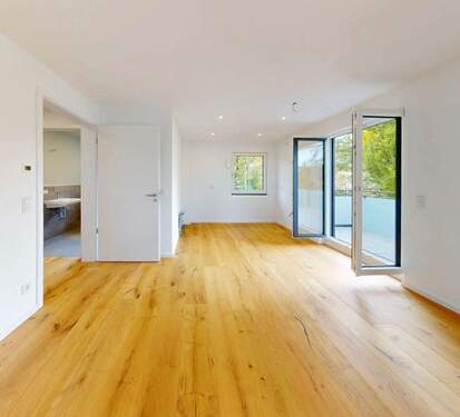 Wohnzimmer - 3 Zimmer Etagenwohnung zur Miete in München