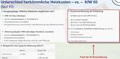 Unterschied herk. Heizkosten gegenüber KfW55 (lt.KI) - 