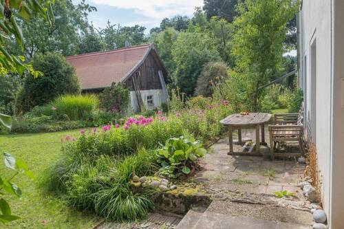 Blick Richtung Garten - 1 Zimmer Einfamilienhaus in Wildenberg