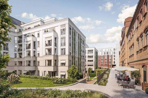 Die Neue Bockbrauerei-Hof_Bestandsgebaeude_EVE Vis - Einziehen & Wohlfühlen: 3- Zimmer Wohnung in lebendiger Kiezlage