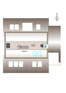 3,5 Zimmer-Dachgeschoss-Galerie - 