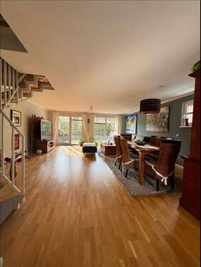 Wohnzimmer - Reihenendhaus mit 122,90 m&sup2; in Hamburg zum Kaufen