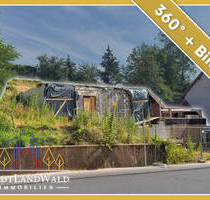 Attraktives Baugrundstück mit Rohbau in zentraler Südhanglage - Bechhofen