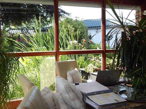 Blick in den Garten - 4 Zimmer Bungalow in Bunsoh