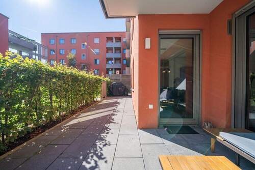 Terrasse - Etagenwohnung mit 66,10 m&sup2; in München / Sendling zum Kaufen
