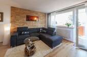 Großes Wohnzimmer - Etagenwohnung in Nürnberg zum Kaufen
