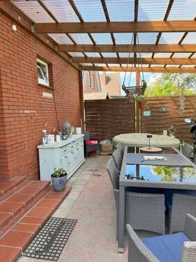 Terrasse - 4 Zimmer Einfamilienhaus zur Miete in Rhauderfehn