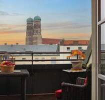 RARITÄT! Exquisite Dachterrassenwohnung im Herzen der Altstadt - mit Blick auf die Frauenkirche! - München Altstadt-Lehel