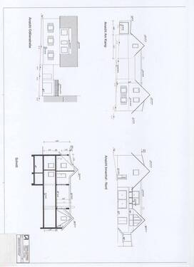 Ansichten, Schnitt - 