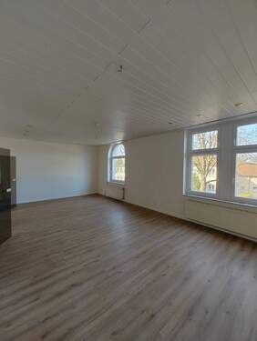 Wohnen - Altbau - Renoviert - Hell - 3 Räume - große Küche mit EBK - Wannen- + Duschbad mit Fenster - G-WC - Garten