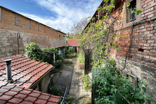 Blick vom OG in den Hof - 