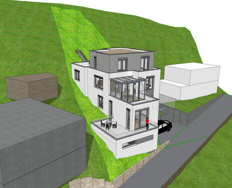 Visualisierung Erweiterung - 7 Zimmer Einfamilienhaus zum Kaufen in Baden-Baden
