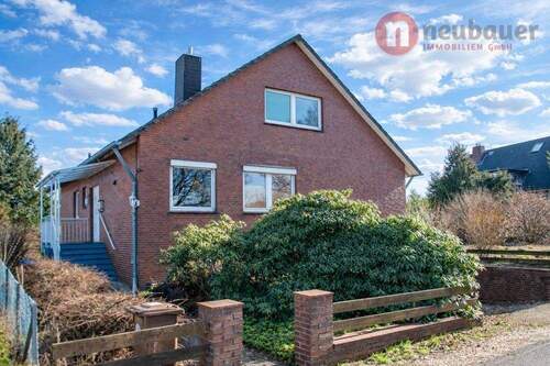 Frontansicht - Wohnen im Grünen - Einfamilienhaus in ruhiger Sackgassenlage von Ochtmissen