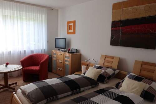 Schlafzimmer mit Sitzecke - 