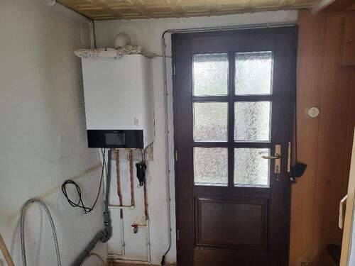 Hinterausgang mit neuer Therme - 