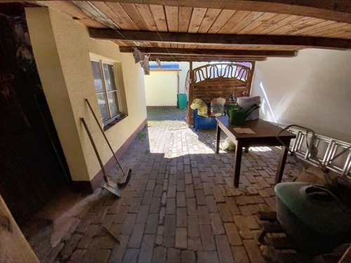 Überdachte Sitzecke - 