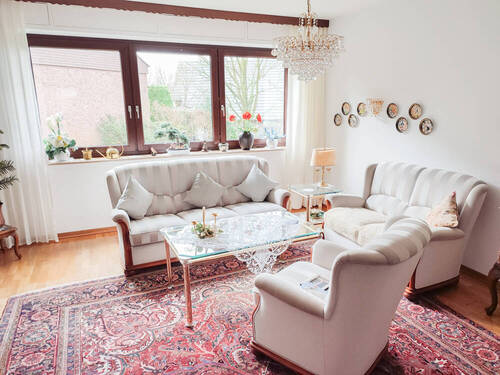 Wohnzimmer (groß) - Etagenwohnung mit 94,70 m&sup2; in Marl zum Kaufen