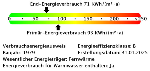 Energieverbrauchswerte - 