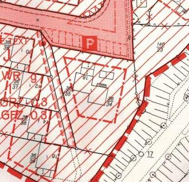 B-Plan Ausschnitt - Grundstück zum Kaufen in Kiel