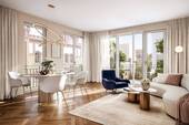 Die Neue Bockbrauerei-Etagenwohnung_I_EVE Visual T - Wohnen mit Charme: Hochwertige 4-Zimmer Neubauwohnung mit Balkon